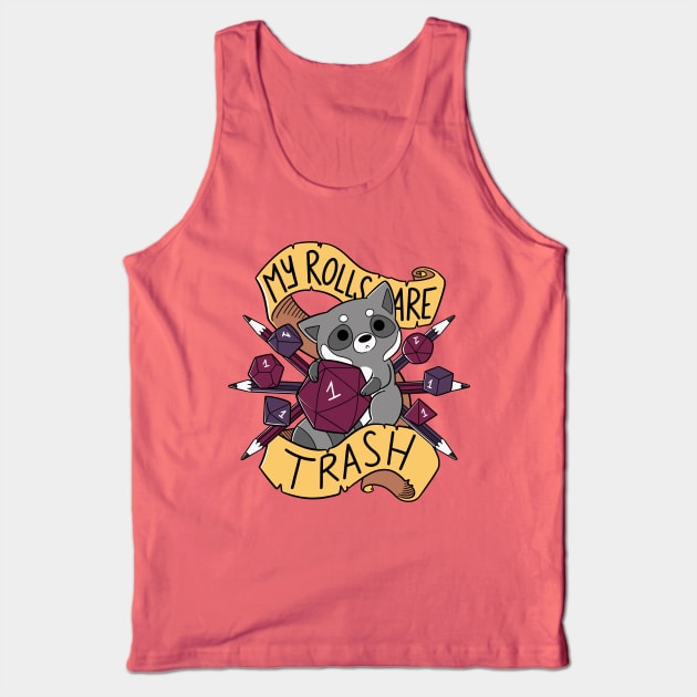 RPG Raccoon Tank Top by TaylorRoss1